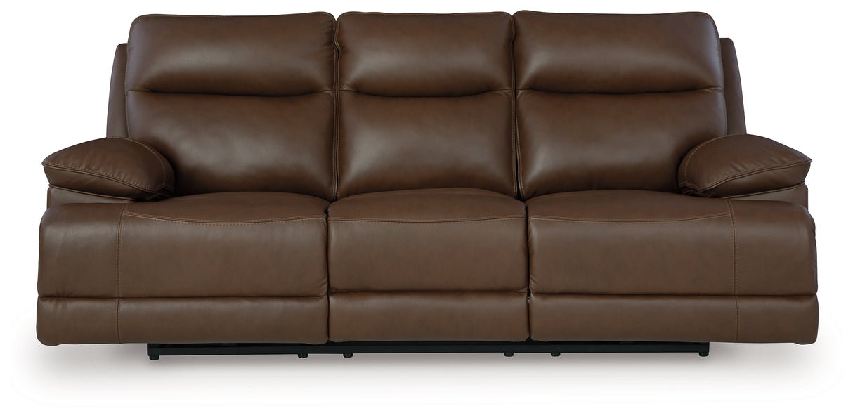 VonRyan Tobacco Power Reclining Sofa from Ashley - Luna Furniture