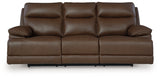 VonRyan Tobacco Power Reclining Sofa from Ashley - Luna Furniture