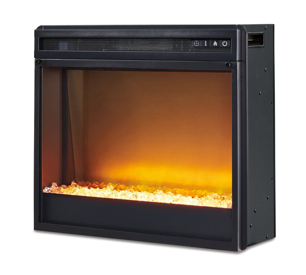 Starmore Brown 70" TV Stand with Electric Fireplace from Ashley Furniture - Luna Furniture