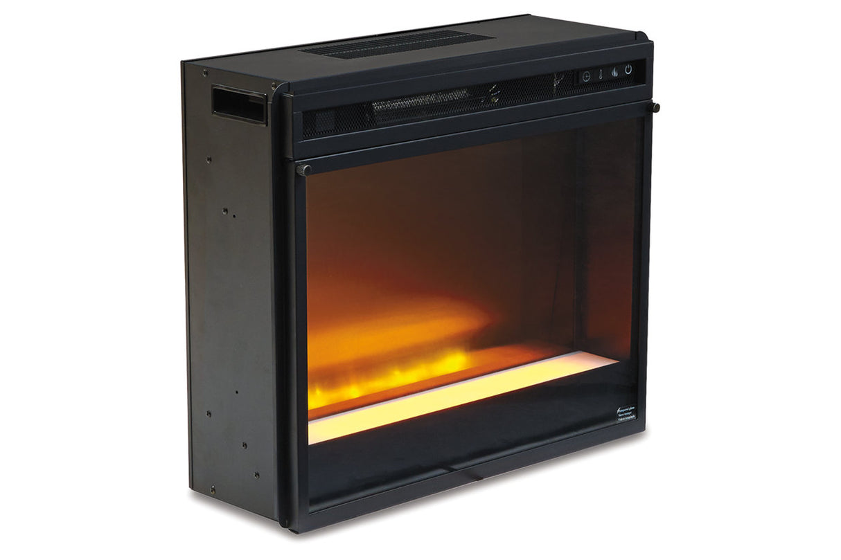 Wynnlow Gray 63" TV Stand with Electric Fireplace from Ashley Furniture - Luna Furniture
