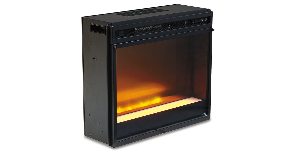 Wynnlow Gray 63" TV Stand with Electric Fireplace from Ashley Furniture - Luna Furniture