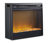 Trinell Brown 63" TV Stand with Electric Fireplace from Ashley Furniture - Luna Furniture