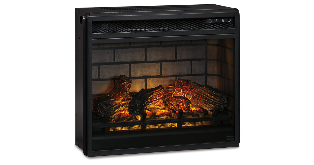 Entertainment Accessories Black Electric Infrared Fireplace Insert from Ashley Furniture - Luna Furniture