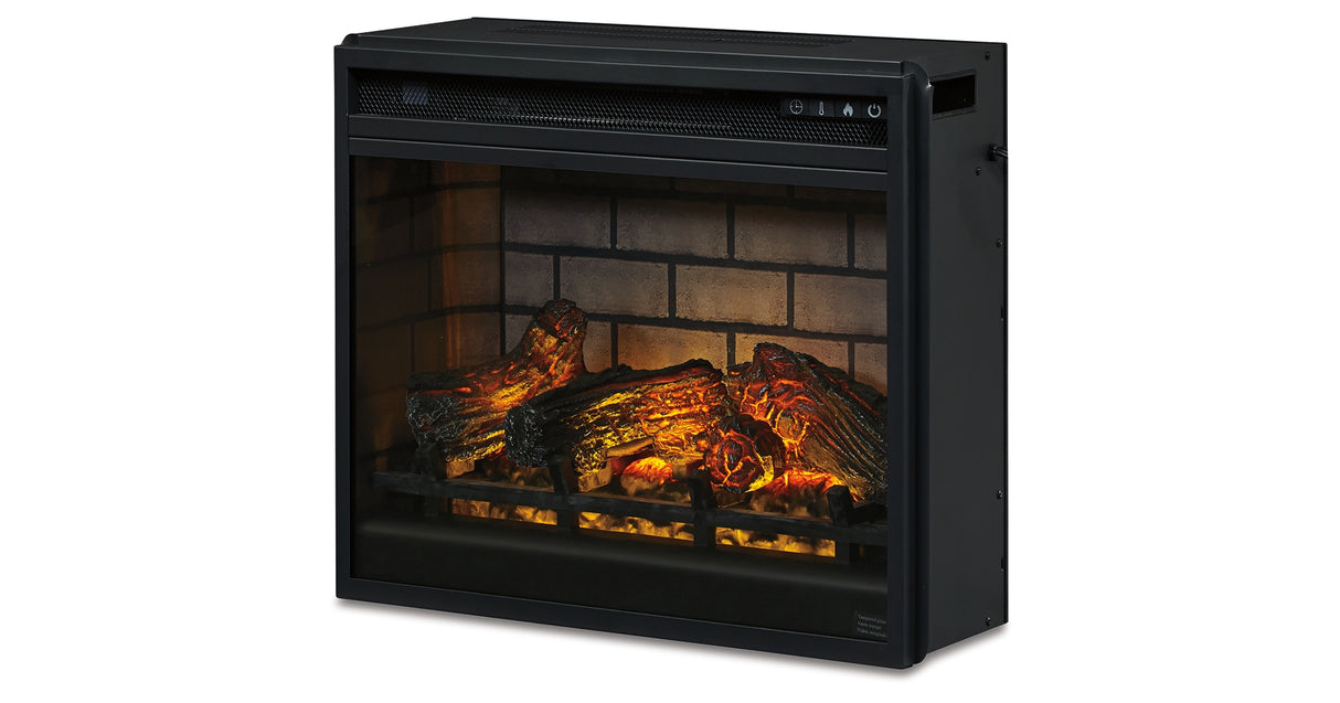Entertainment Accessories Black Electric Infrared Fireplace Insert from Ashley Furniture - Luna Furniture