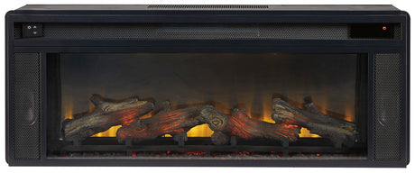 Entertainment Accessories Black Fireplace Insert from Ashley - Luna Furniture