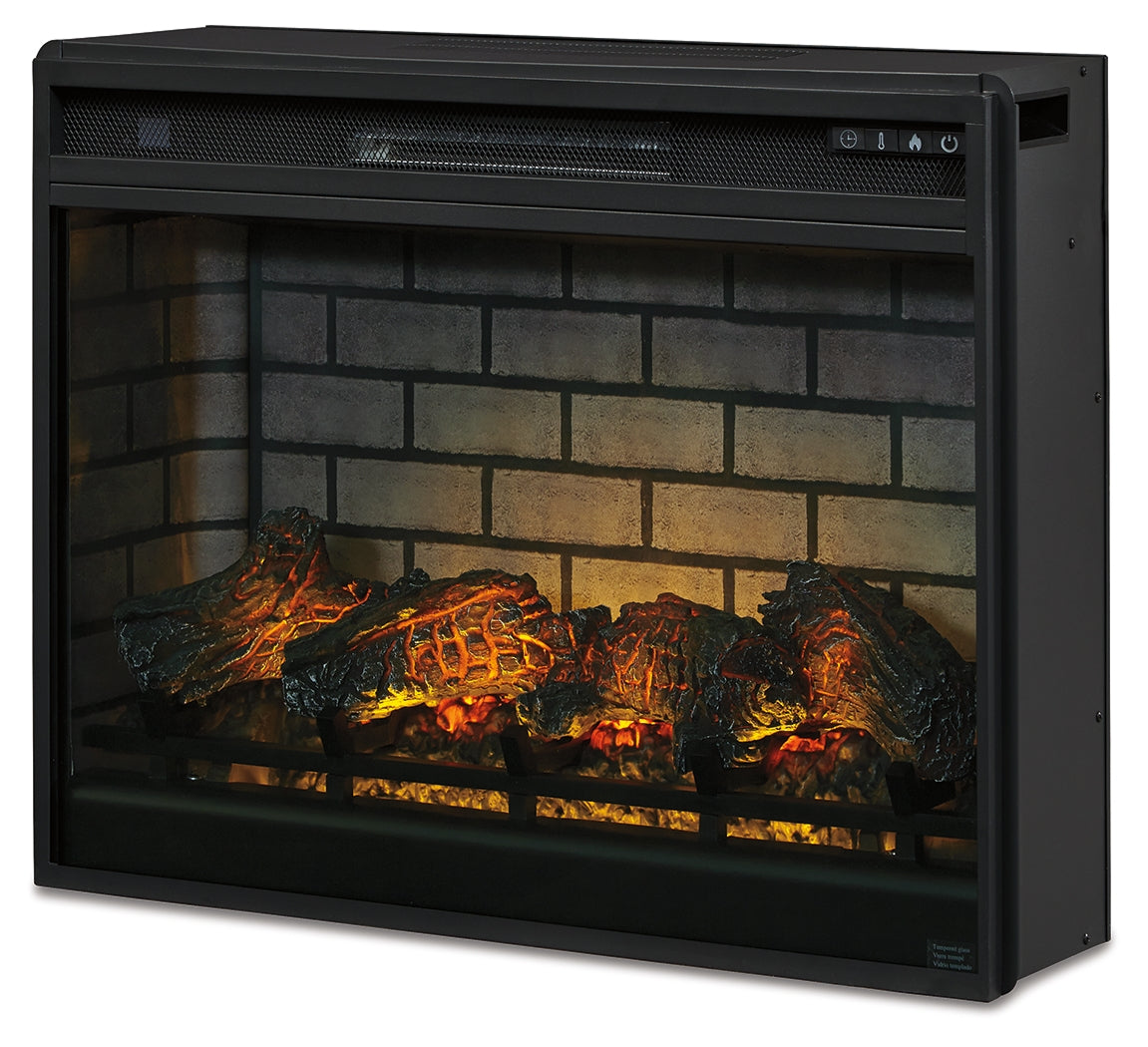 Entertainment Accessories Black Electric Infrared Fireplace Insert from Ashley Furniture - Luna Furniture