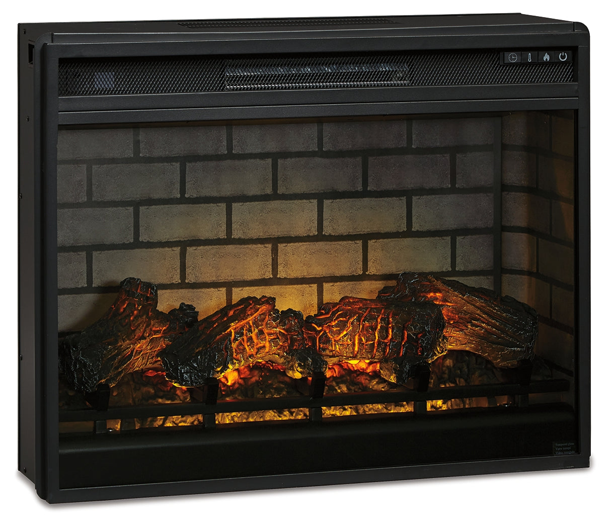 Entertainment Accessories Black Electric Infrared Fireplace Insert from Ashley Furniture - Luna Furniture