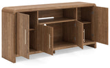 Dovander Brown 63" TV Stand from Ashley - Luna Furniture