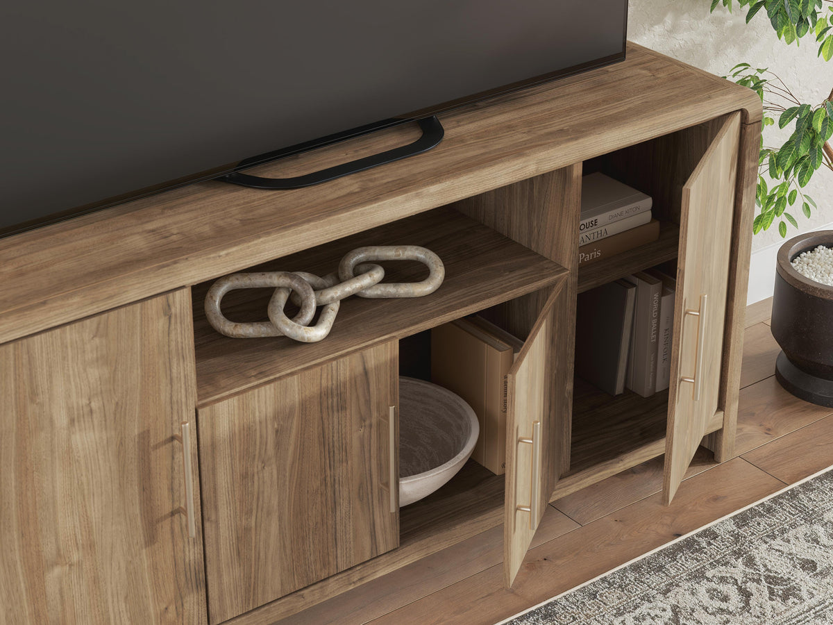 Dovander Brown 63" TV Stand from Ashley - Luna Furniture