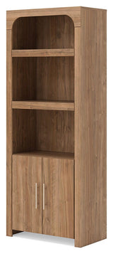Dovander Brown Display Cabinet from Ashley - Luna Furniture