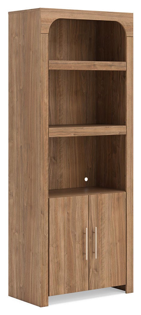 Dovander Brown Display Cabinet from Ashley - Luna Furniture