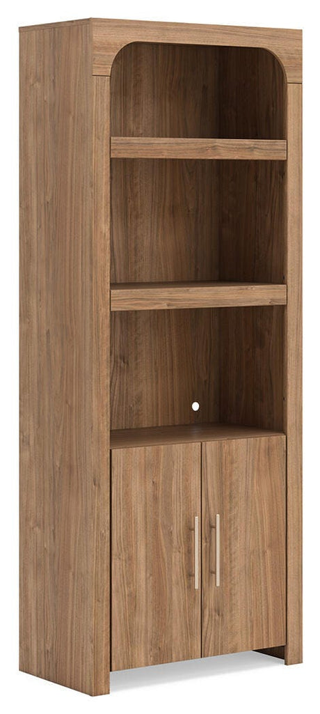 Dovander Brown Display Cabinet from Ashley - Luna Furniture
