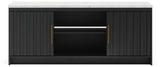 Cadmori Black/White 63" TV Stand from Ashley - Luna Furniture