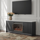 Cadmori 63" TV Stand with Electric Fireplace from Ashley - Luna Furniture