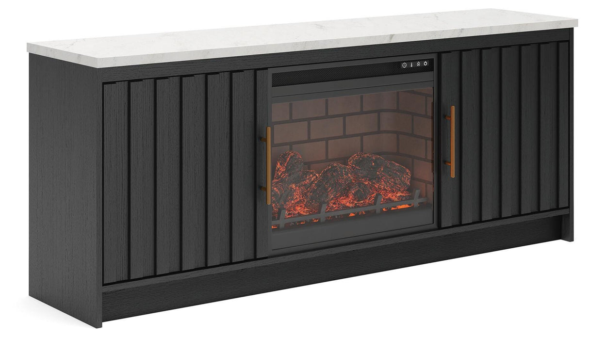 Cadmori 63" TV Stand with Electric Fireplace from Ashley - Luna Furniture