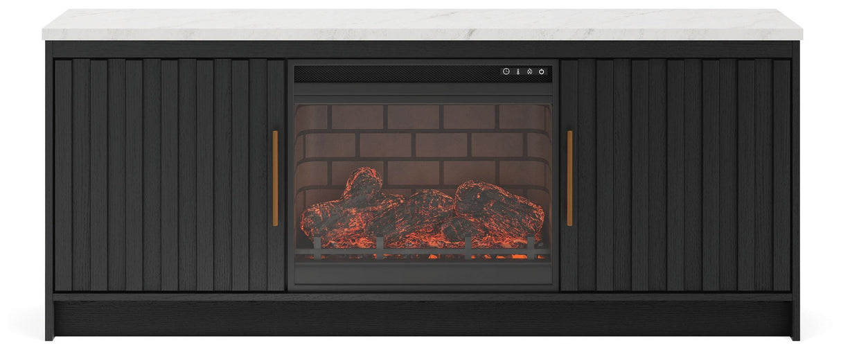 Cadmori 63" TV Stand with Electric Fireplace from Ashley - Luna Furniture