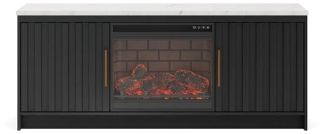 Cadmori 63" TV Stand with Electric Fireplace from Ashley - Luna Furniture