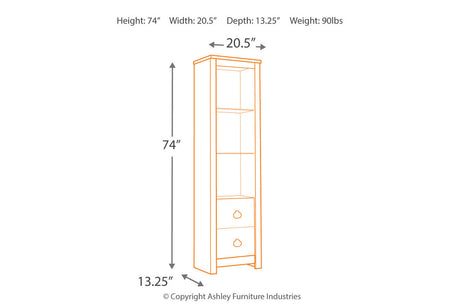 Willowton Whitewash 3-Piece Entertainment Center from Ashley - Luna Furniture