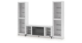 Brollevi White 3-Piece Entertainment Center from Ashley Furniture - Luna Furniture