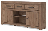 Garistyn Brown 73" TV Stand from Ashley - Luna Furniture