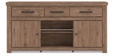 Garistyn Brown 73" TV Stand from Ashley - Luna Furniture