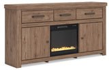 Garistyn 73" TV Stand with Electric Fireplace from Ashley - Luna Furniture