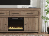 Garistyn 73" TV Stand with Electric Fireplace from Ashley - Luna Furniture