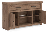 Garistyn Brown 62" TV Stand from Ashley - Luna Furniture