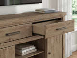Garistyn Brown 62" TV Stand from Ashley - Luna Furniture