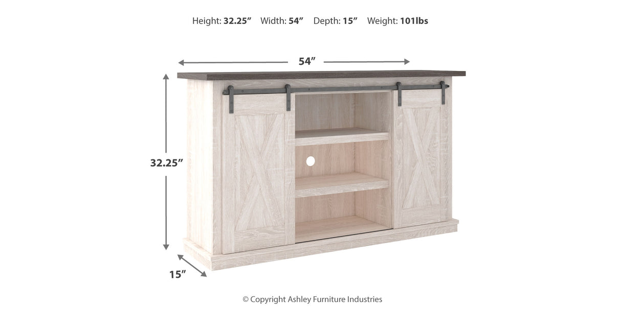 Dorrinson Two-tone 54" TV Stand from Ashley Furniture - Luna Furniture
