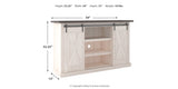 Dorrinson Two-tone 54" TV Stand from Ashley Furniture - Luna Furniture