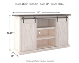 Dorrinson Two-tone 54" TV Stand from Ashley Furniture - Luna Furniture