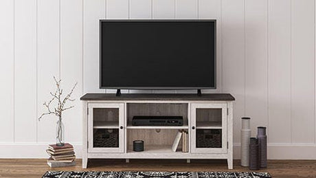 Dorrinson Two-tone 60" TV Stand from Ashley Furniture - Luna Furniture
