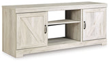 Bellaby Whitewash 4-Piece Entertainment Center from Ashley Furniture - Luna Furniture