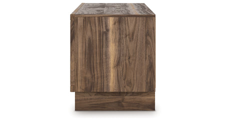 Zadilyn Brown 72" TV Stand with Electric Fireplace from Ashley - Luna Furniture