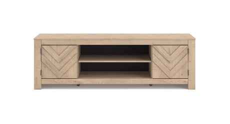 Cayboni Tan 71" TV Stand from Ashley - Luna Furniture