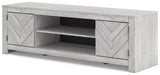 Cayboni Whitewash 71" TV Stand from Ashley Furniture - Luna Furniture