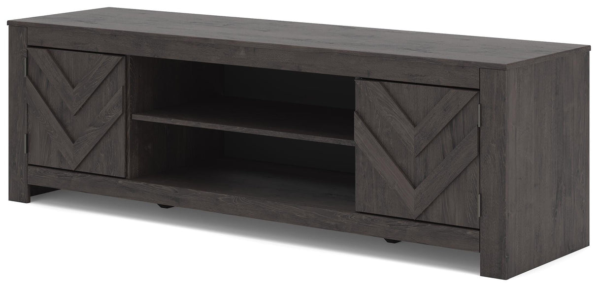 Cayboni Black 71" TV Stand from Ashley Furniture - Luna Furniture