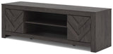 Cayboni Black 71" TV Stand from Ashley Furniture - Luna Furniture