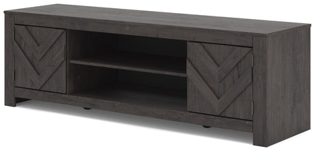 Cayboni Black 71" TV Stand from Ashley - Luna Furniture