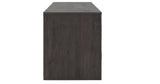 Cayboni Black 71" TV Stand with Electric Fireplace from Ashley Furniture - Luna Furniture