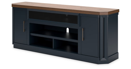 Landocken Two-tone 83" TV Stand from Ashley - Luna Furniture