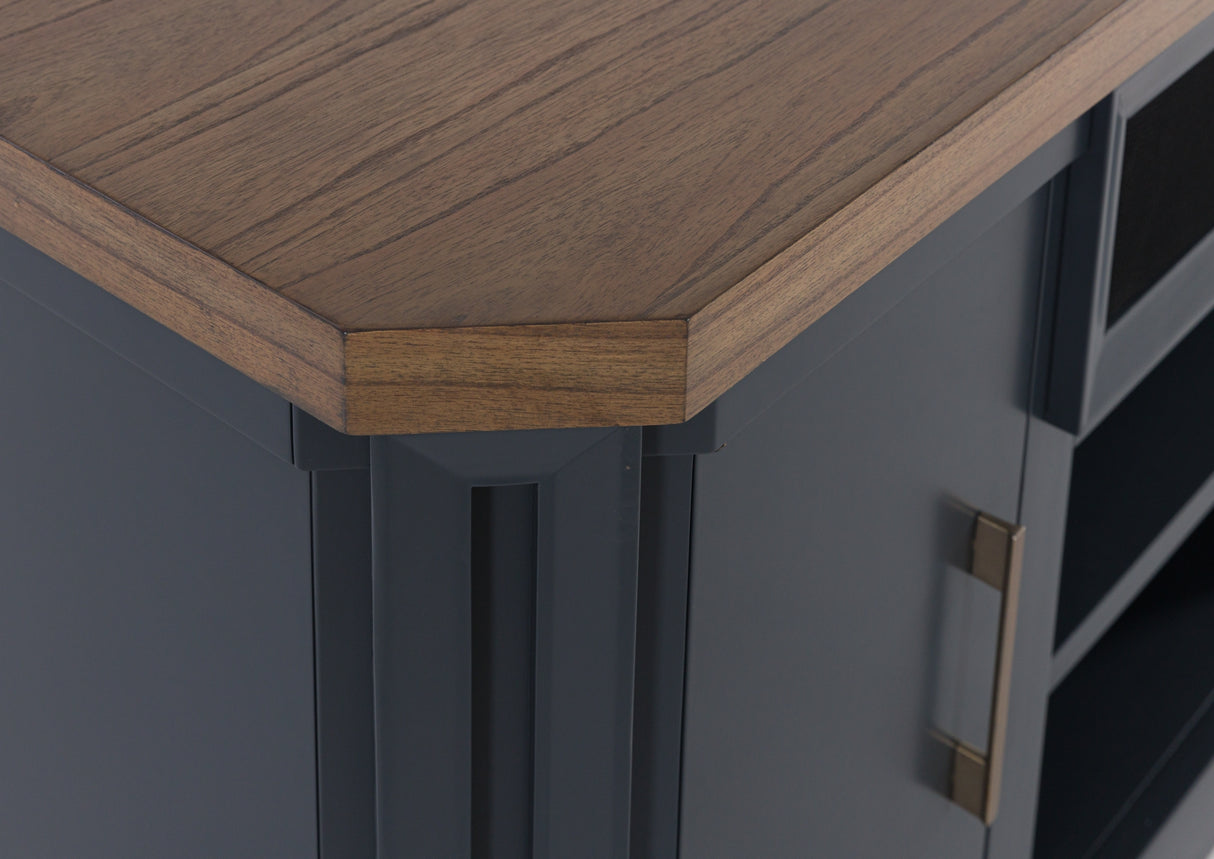 Landocken Two-tone 83" TV Stand from Ashley - Luna Furniture