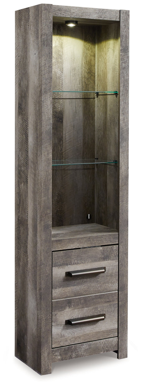 Wynnlow Gray 4-Piece Entertainment Center with Electric Fireplace from Ashley - Luna Furniture