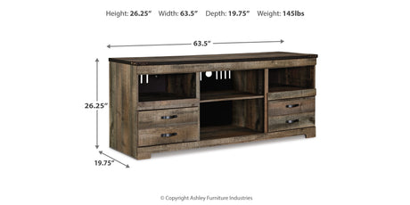 Trinell Brown 63" TV Stand from Ashley - Luna Furniture