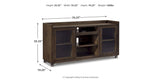 Starmore Brown 70" TV Stand from Ashley Furniture - Luna Furniture