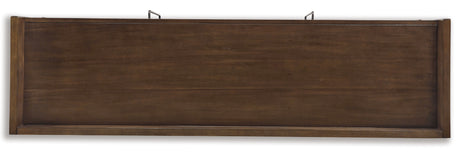 Starmore Brown 70" TV Stand with Electric Fireplace from Ashley - Luna Furniture