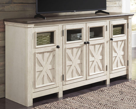 Bolanburg Two-tone 74" TV Stand from Ashley Furniture - Luna Furniture