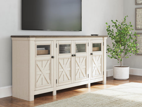 Bolanburg Two-tone 74" TV Stand from Ashley Furniture - Luna Furniture