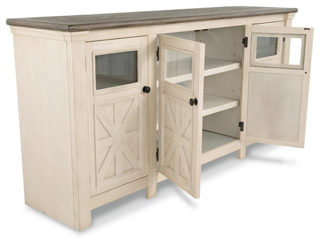 Bolanburg Two-tone 74" TV Stand from Ashley Furniture - Luna Furniture
